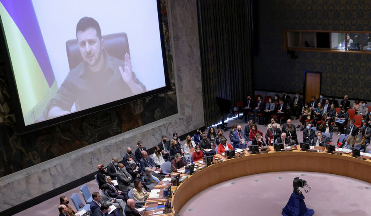 Ukraine's Zelenskiy tells U.N. 'accountability must be inevitable'